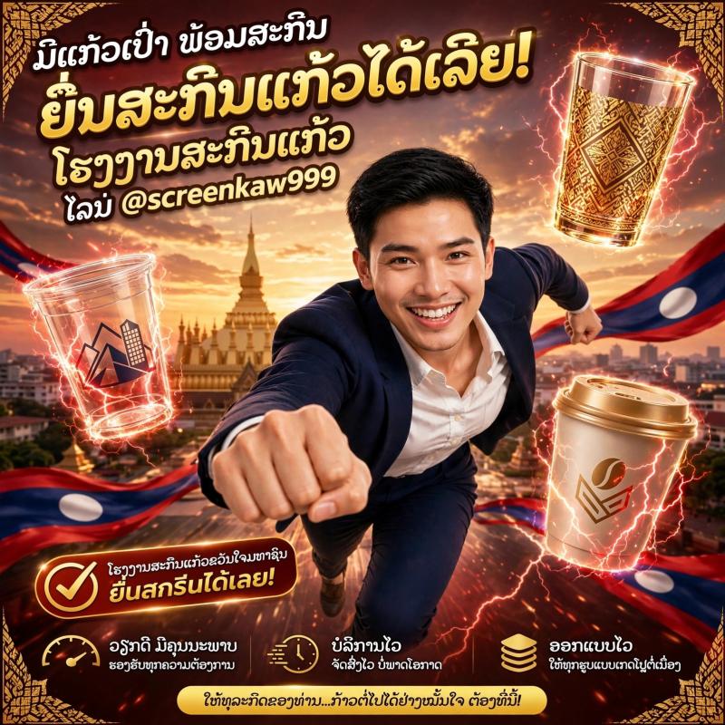 ໂຮງງານສະກີນແກ້ວຂວັນໃຈມະຫາຊົນ ວຽກດີ ບໍລິການໄວ ຈັດສົ່ງໄວ ອອກແບບໄວ